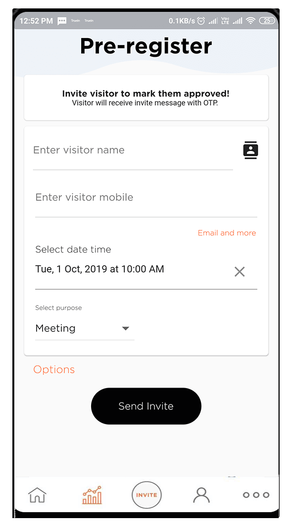 Truein Member App Pre-register